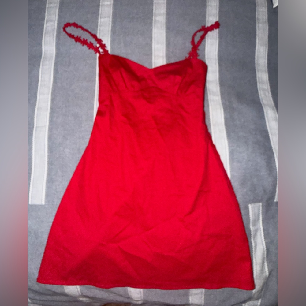 Beginning Boutique Red Strap Top Women’s size US 2